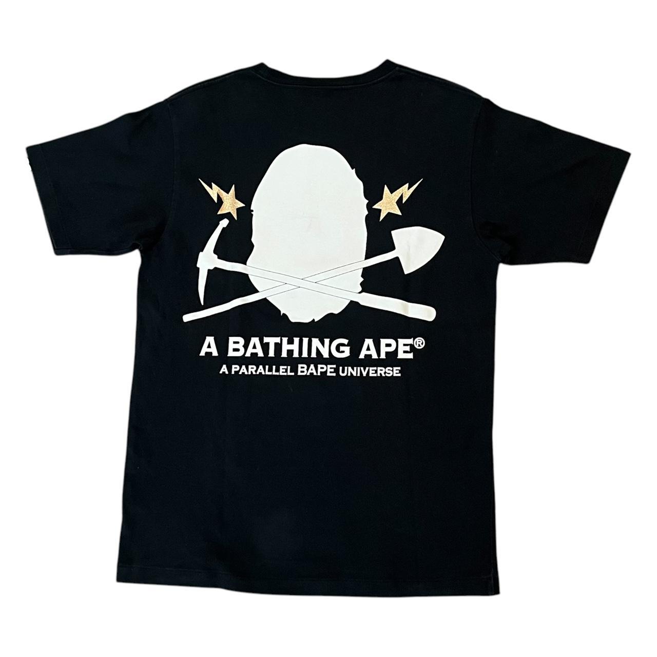 【A BATHING APE】★Universe T-Shirt★ Aape By A Bathing Ape Aape Aaper Universe T-Shirt in Black