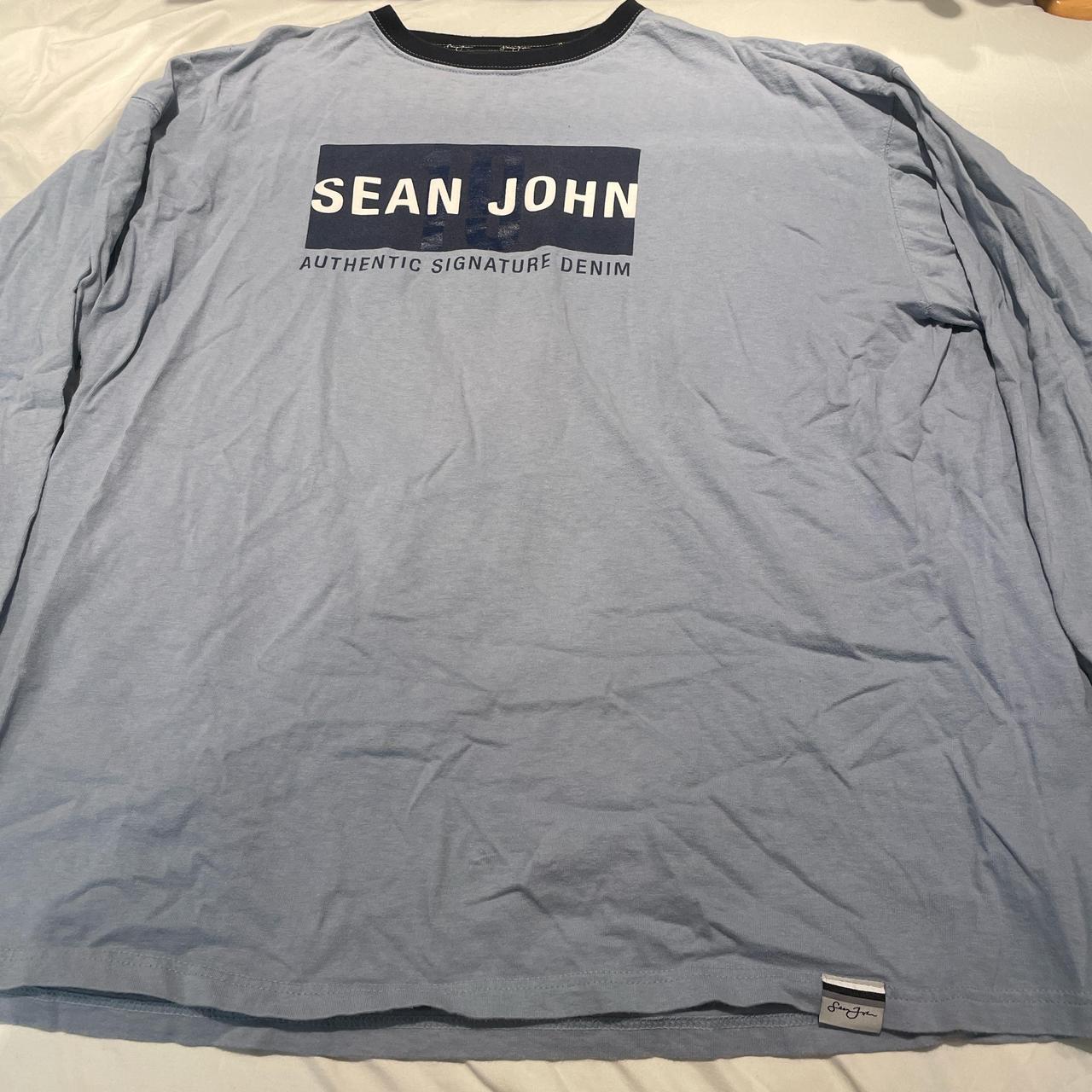 Men’s Sean John Blue 2024 Shirt Size XL