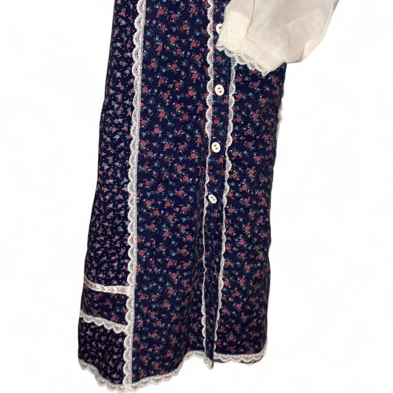 Gunne Sax Women's Dress - Multi/Cream - XS – Vint… - image 3