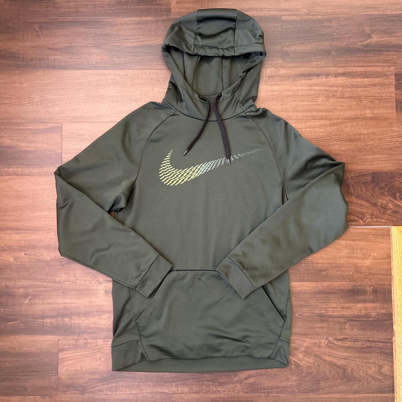 Dri Fit Nike Hoodie Dark Green Custom Nike Therma-FIT Pullover