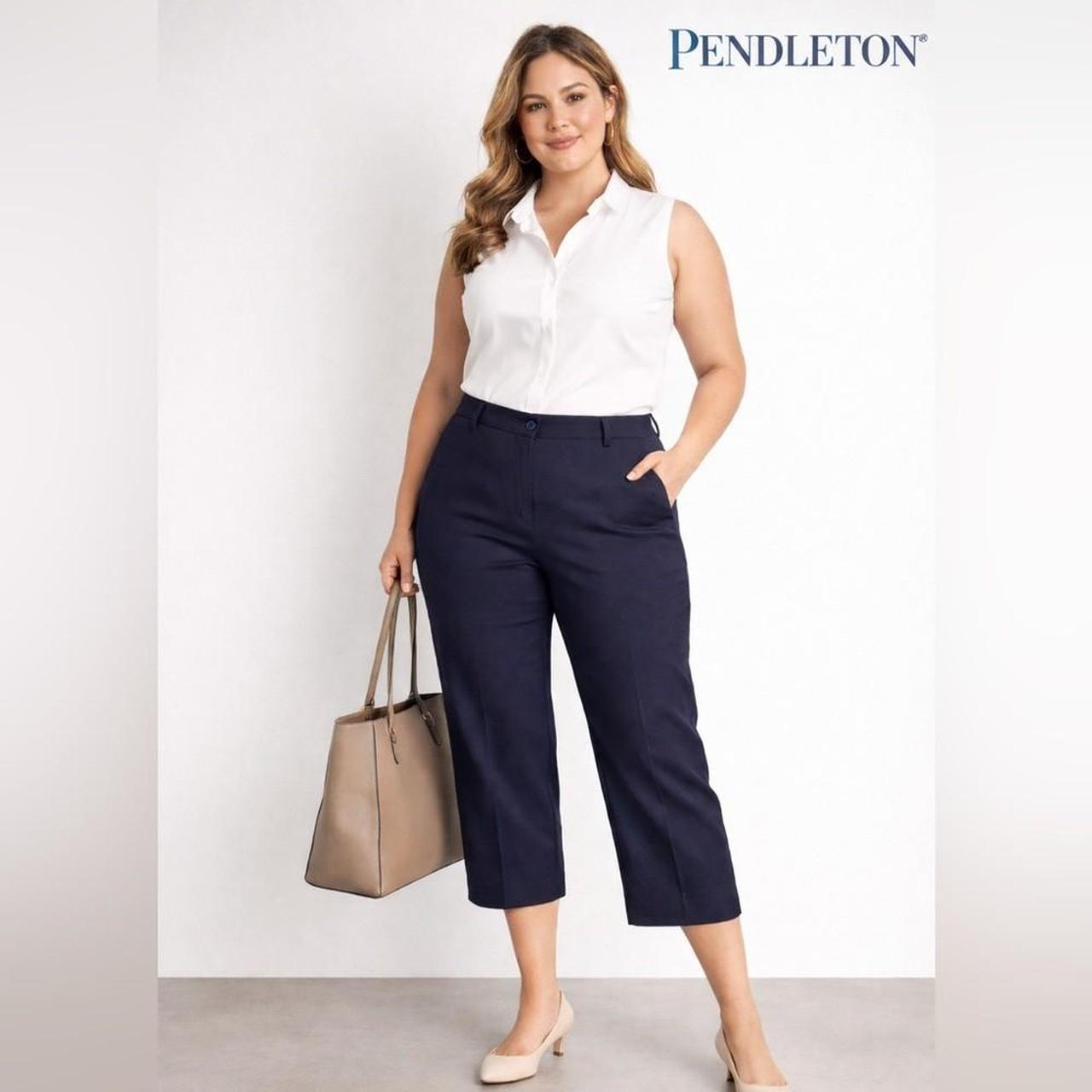 Pendleton Women's Pants - Blue - 14 – Pendleton N… - image 1