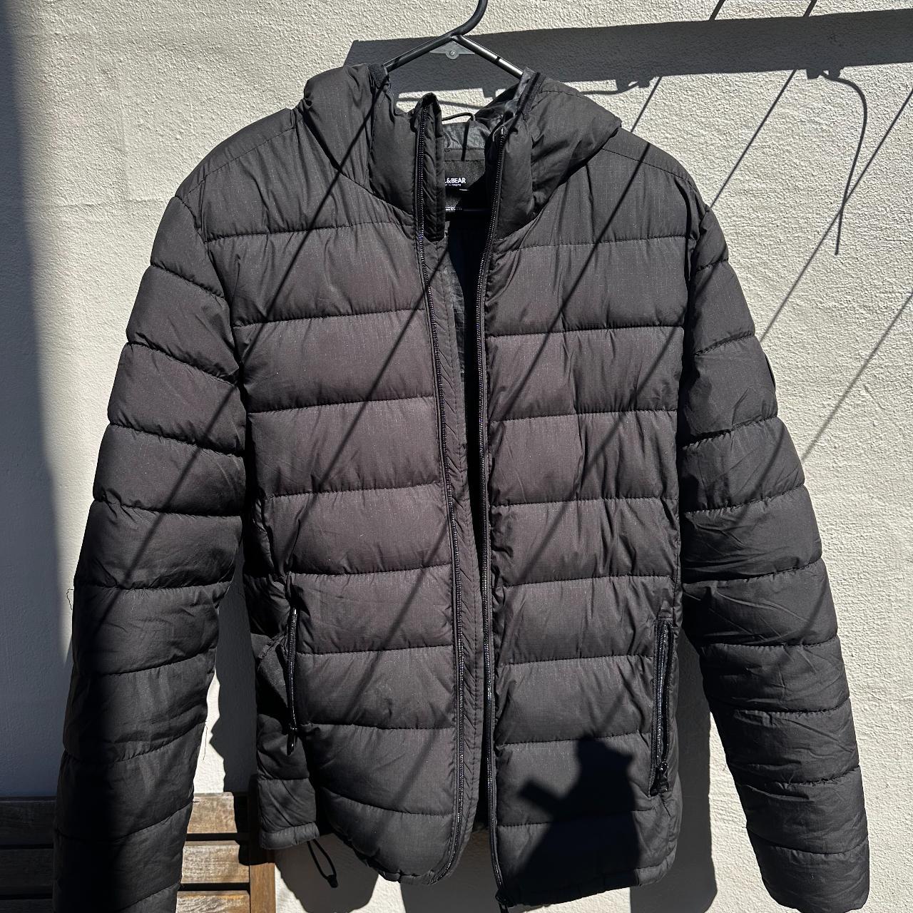Pull Bear Large Lightweight puffer jacket with hood
