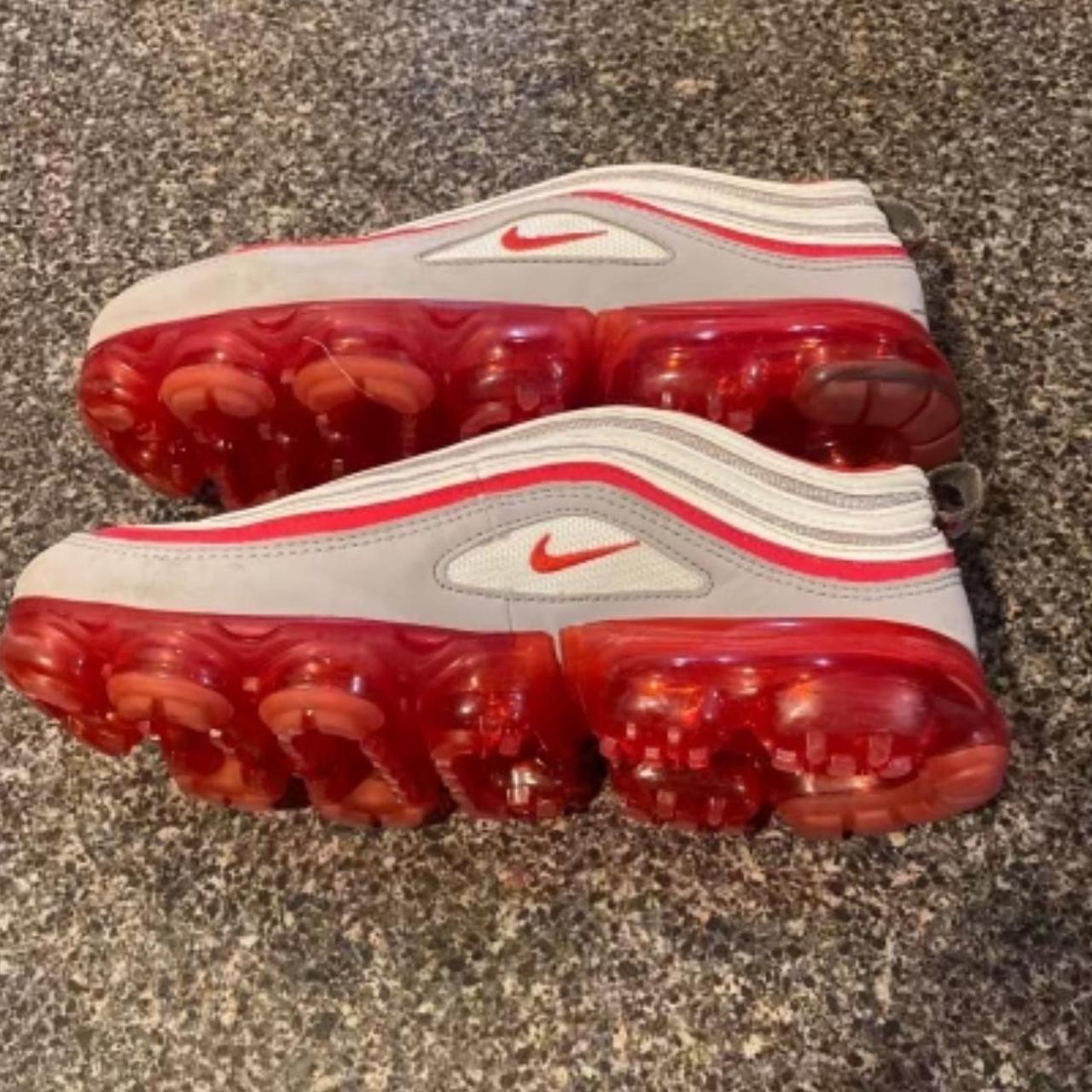 Nike air vapormax 97 atmosphere grey university red best sale