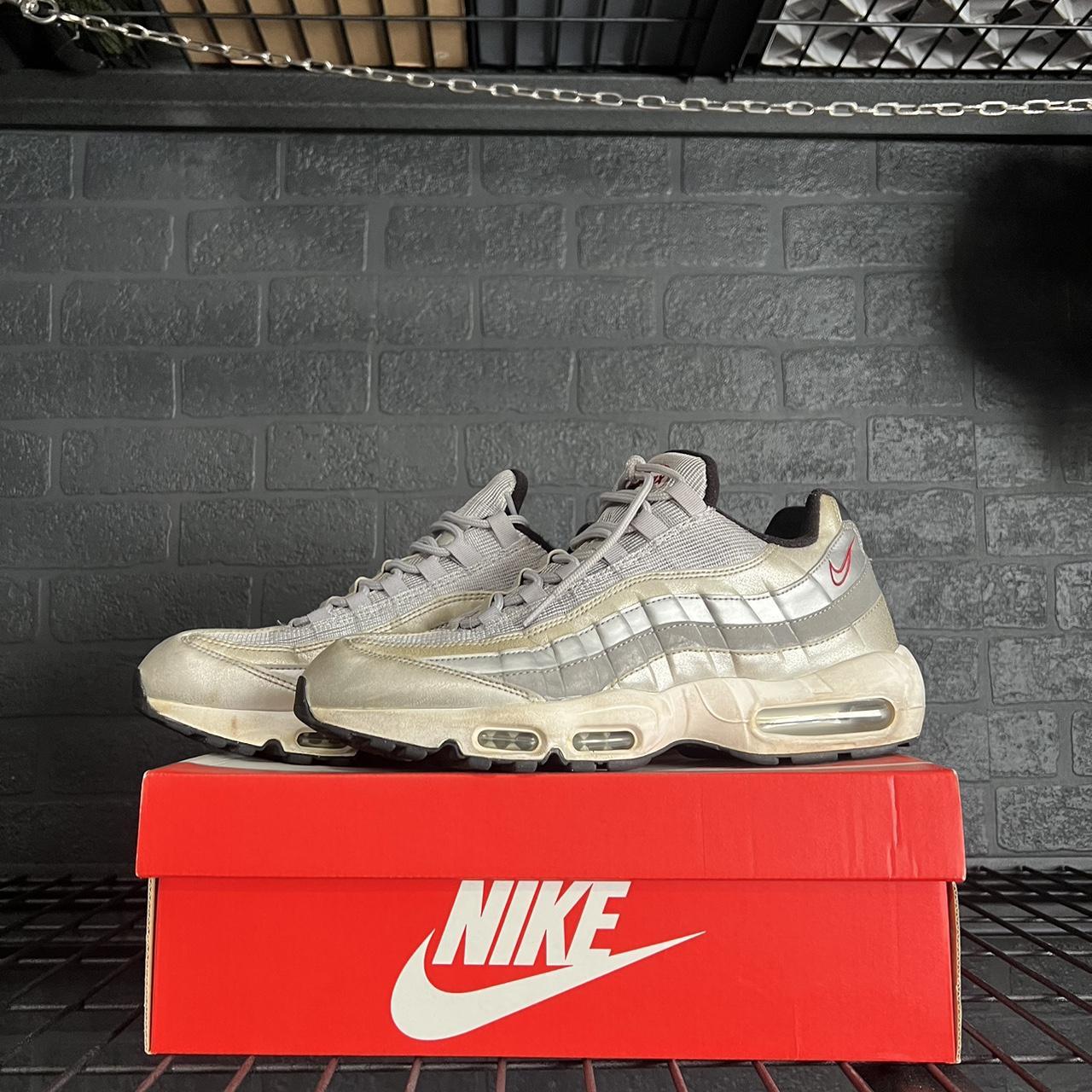 Air max 95 silver bullet 8 10 Depop