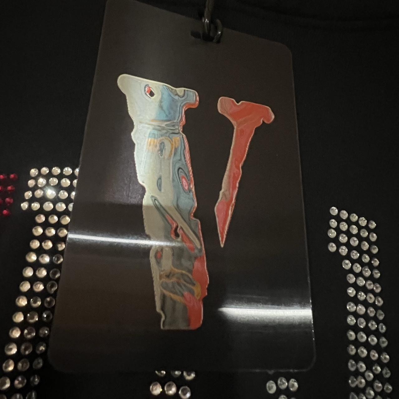 Vlone x Swarovski rhinestone hoodie Size L,