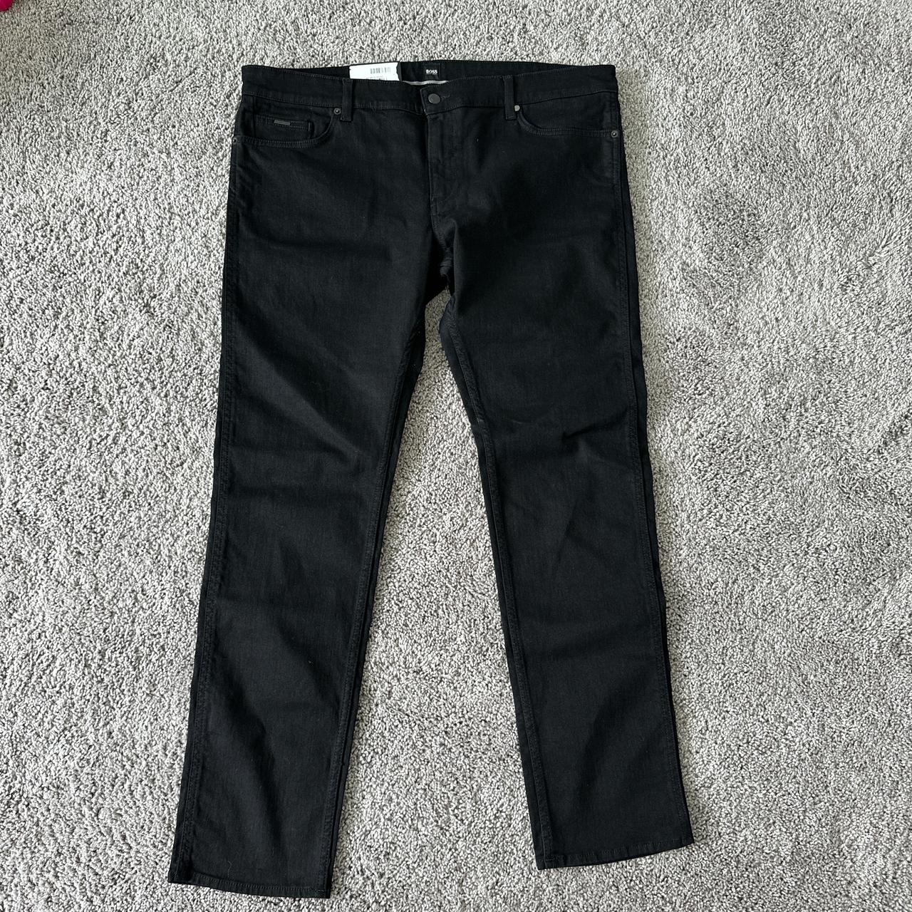 Boss Hugo Boss) Mens jeans Black Size