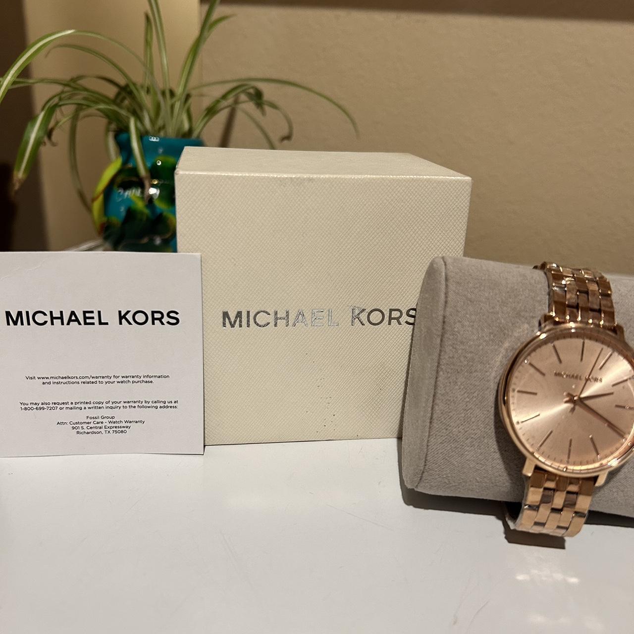 Brand new Michael Kors Pyper Three Hand Rose. Depop