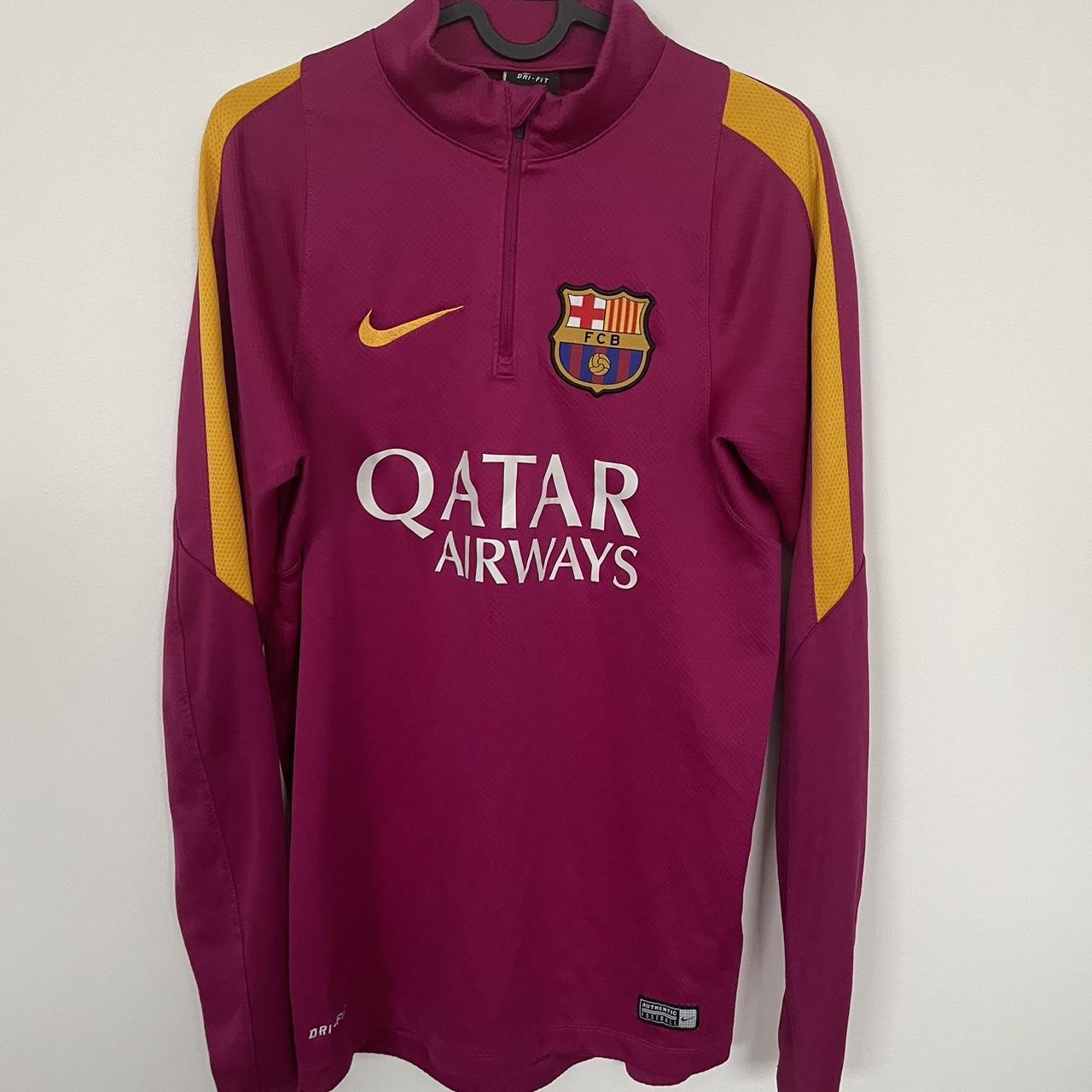 Pink barcelona training top deals