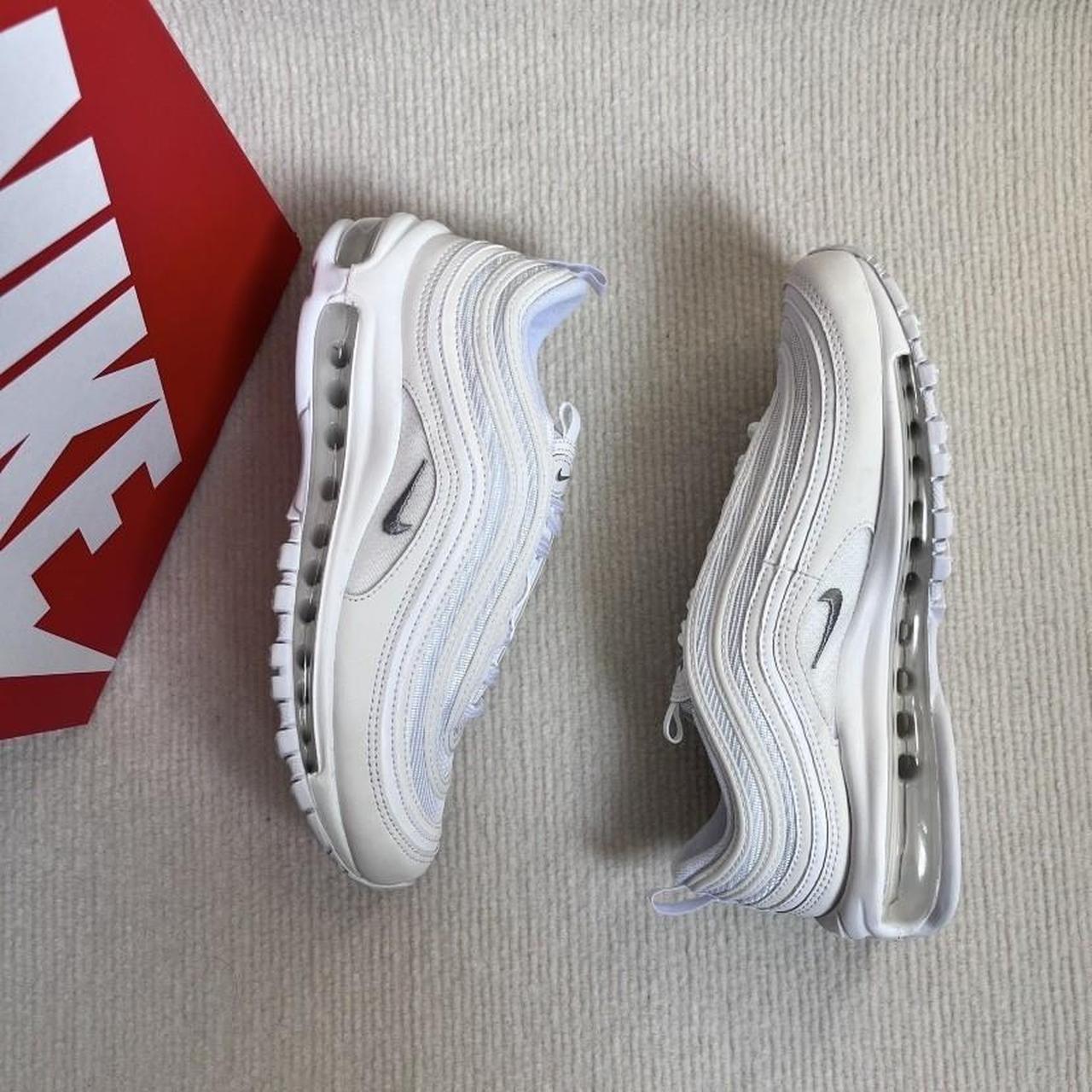 Nike Air Max 97 Grey White Snerkers new Depop