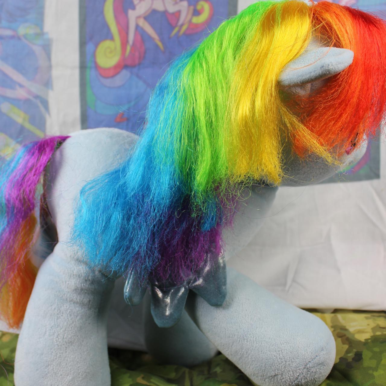 preloved MLP BAB Rainbow Dash 2013 cut hair Depop