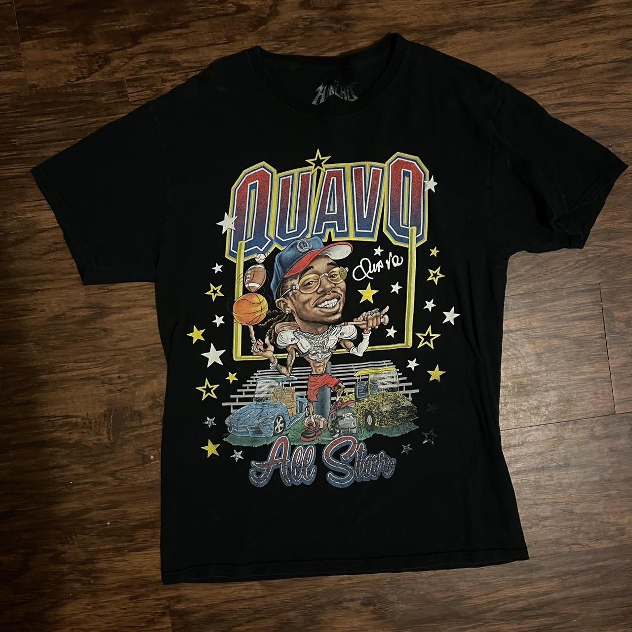 Quavo All Star Tee black and multicoloured hiphop