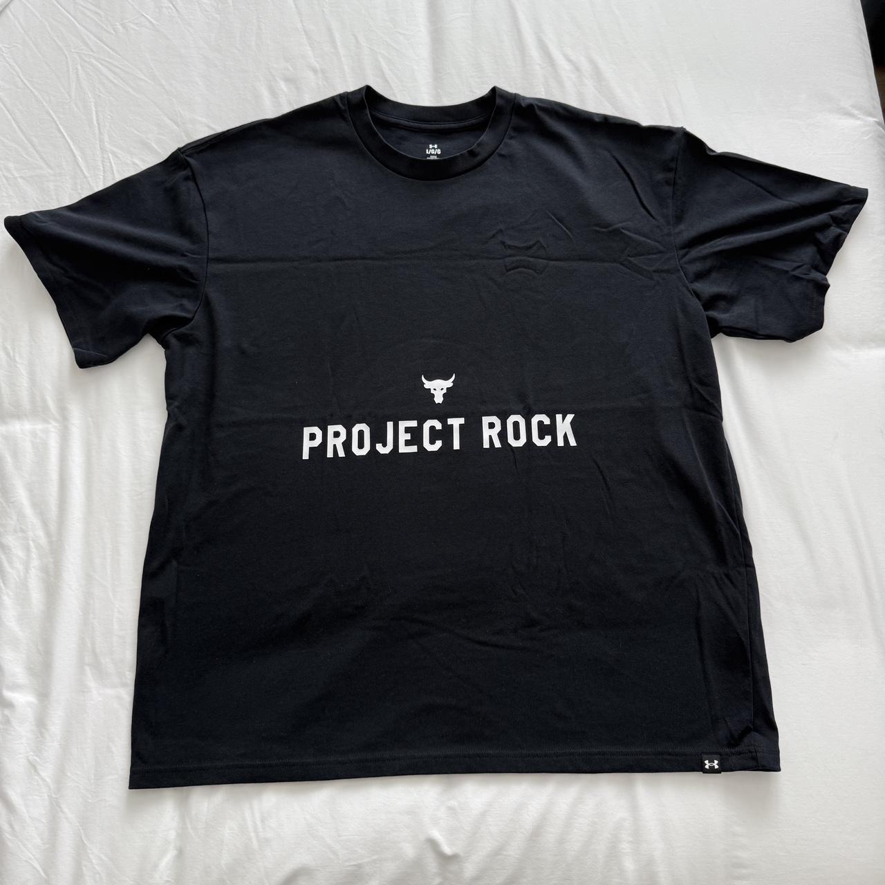 Under Armour Men's T-shirt Black L – Project Rock Oversized