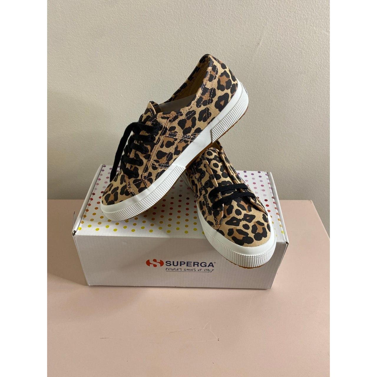 Superga 2750 leopard print deals