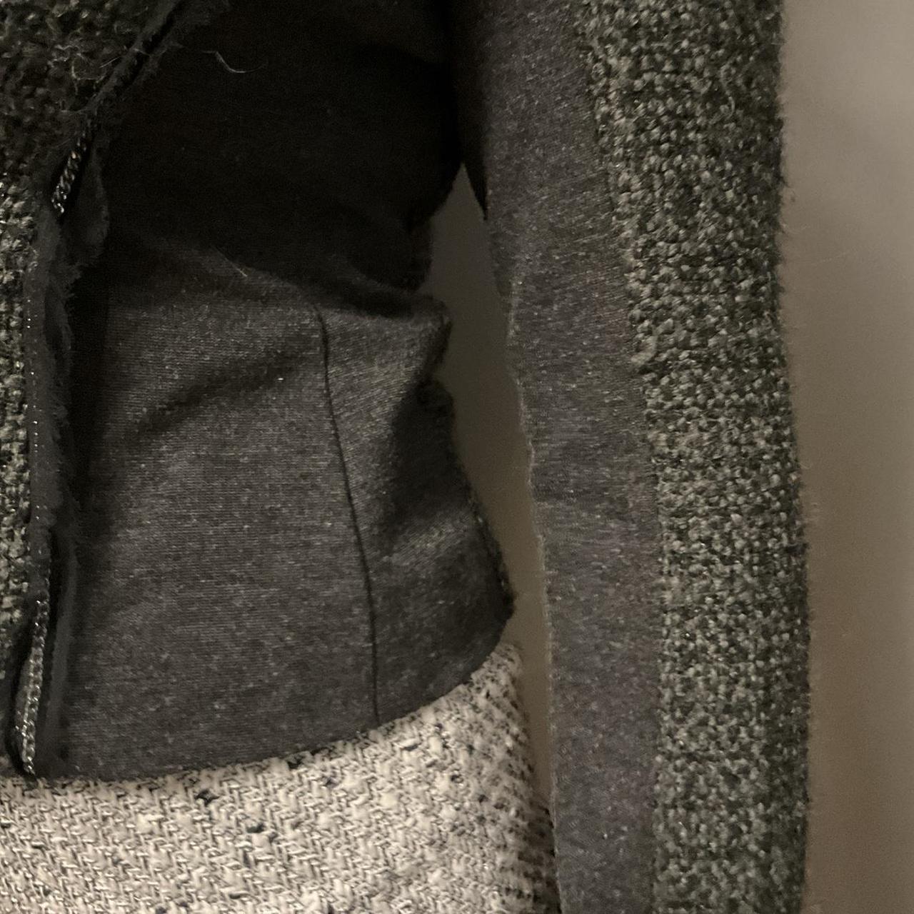 Cache Women's Jacket - Grey/Black - 2 – Cropped W… - image 8