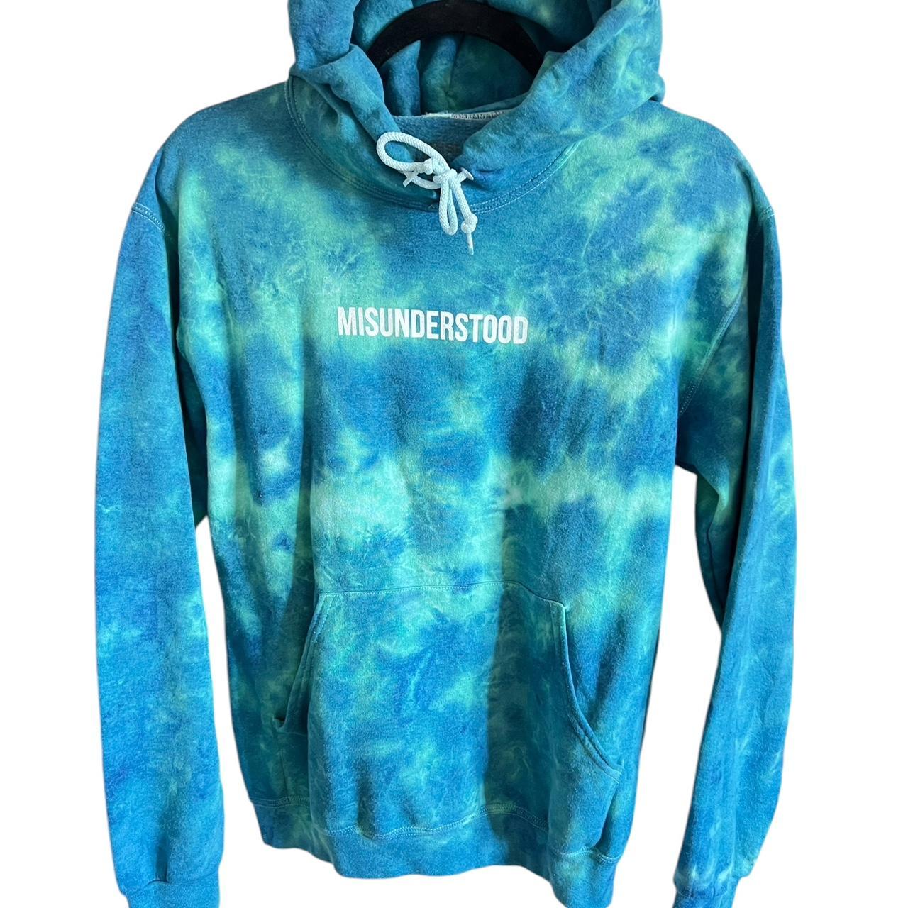 Misunderstood tie dye hoodie sale