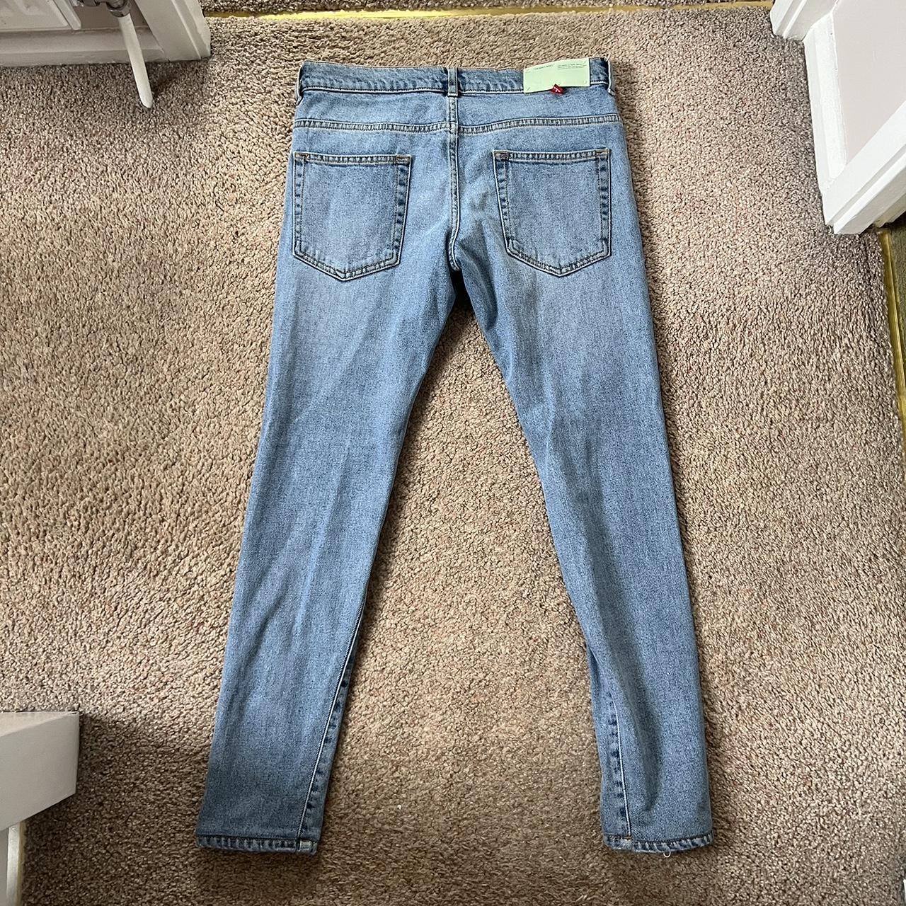 Off White Denim Jeans Size 31 Mint condition... - Depop