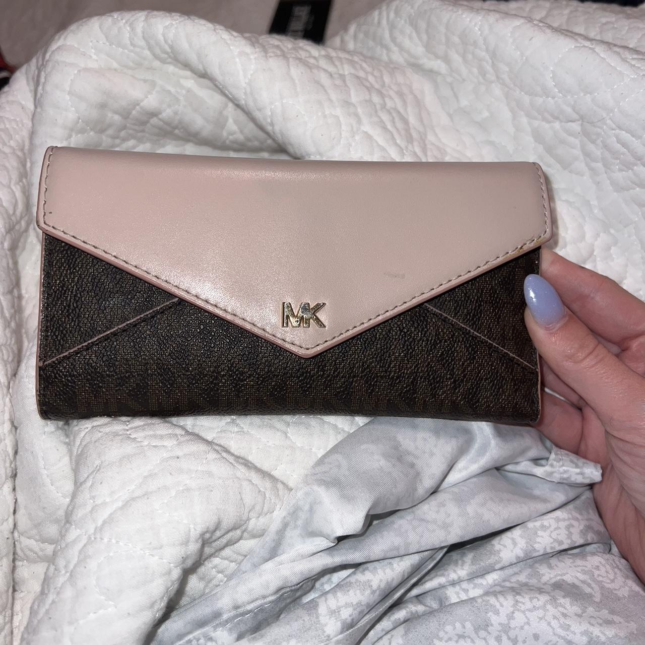 Michael kors wallet blush best sale