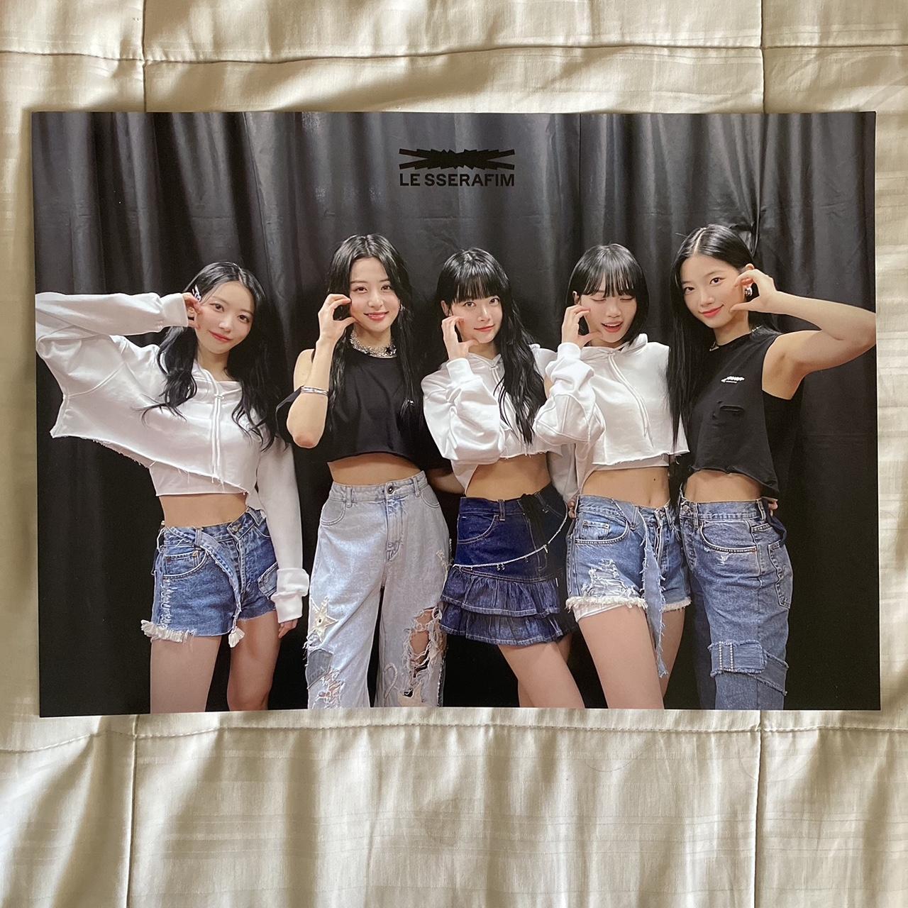 le sserafim group poster, never used! * WILL BE | Depop