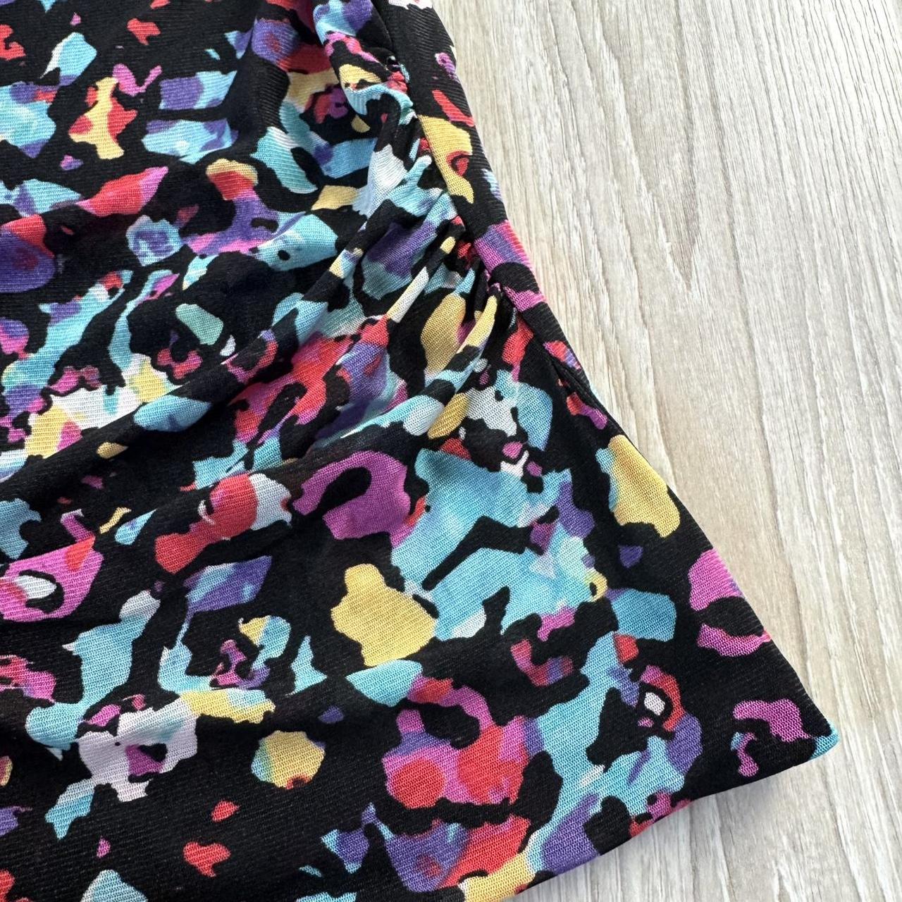 Vintage Women's Blouse - Multi/Black - M – Vintag… - image 4