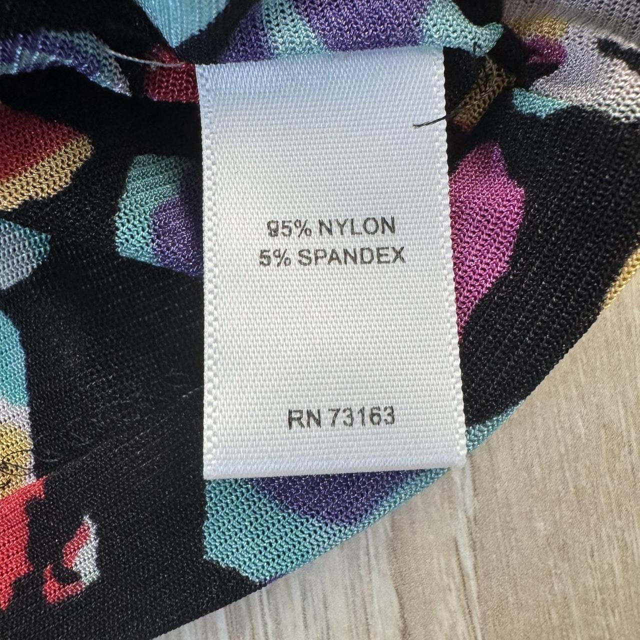 Vintage Women's Blouse - Multi/Black - M – Vintag… - image 7