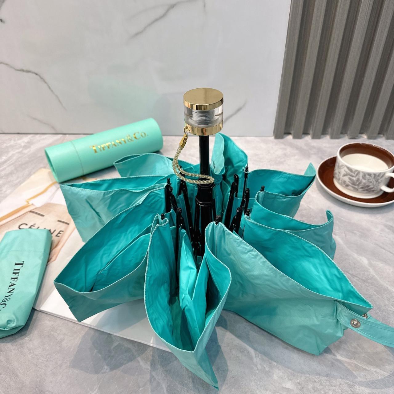 Tiffany & Co. simple letter folding umbrella | Depop