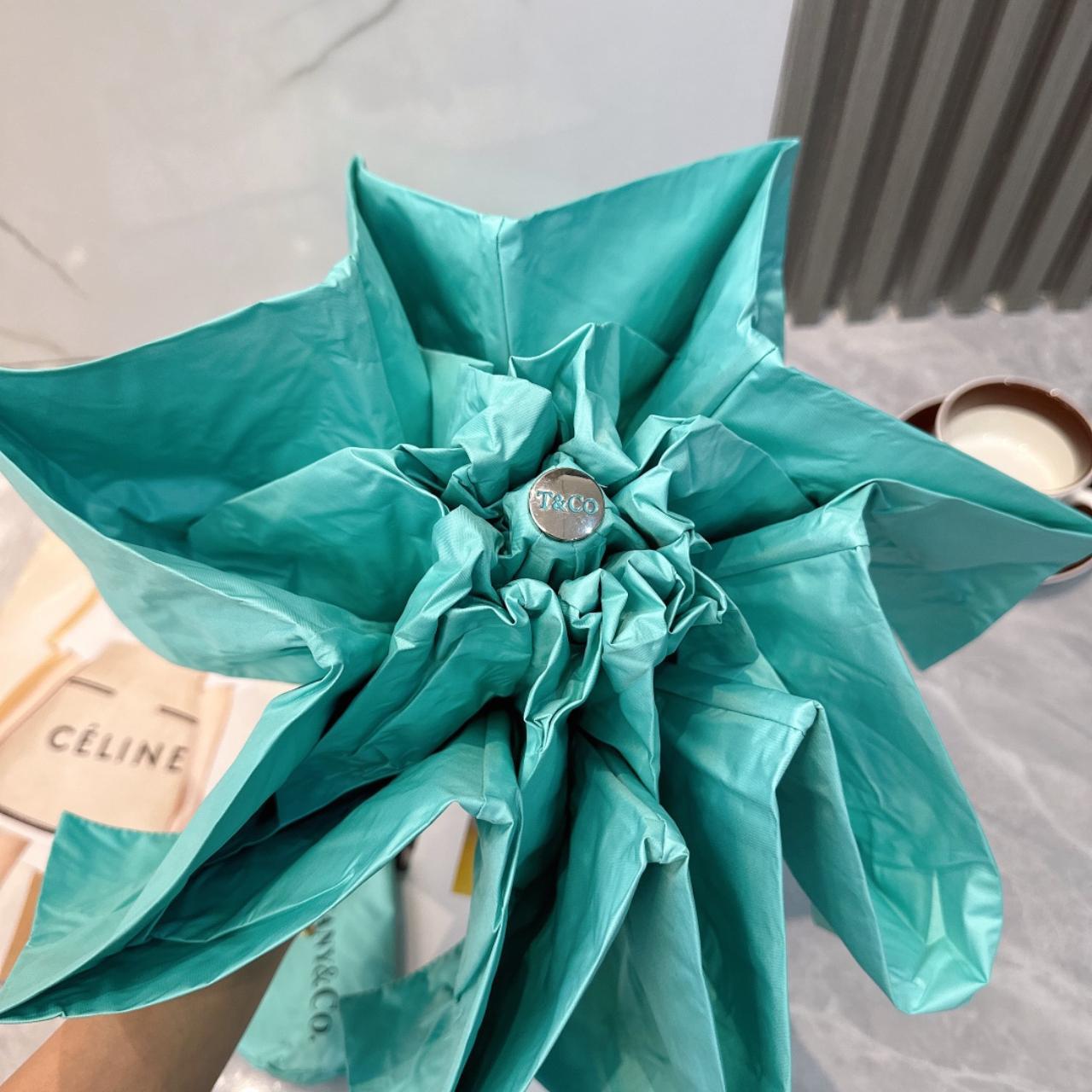 Tiffany & Co. simple letter folding umbrella | Depop