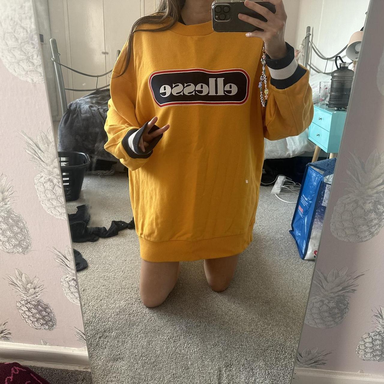 Yellow ellesse jumper sale