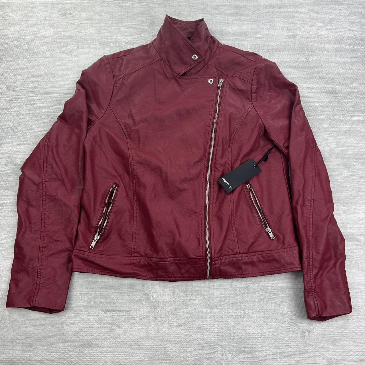 Burgundy jacket forever 21 best sale