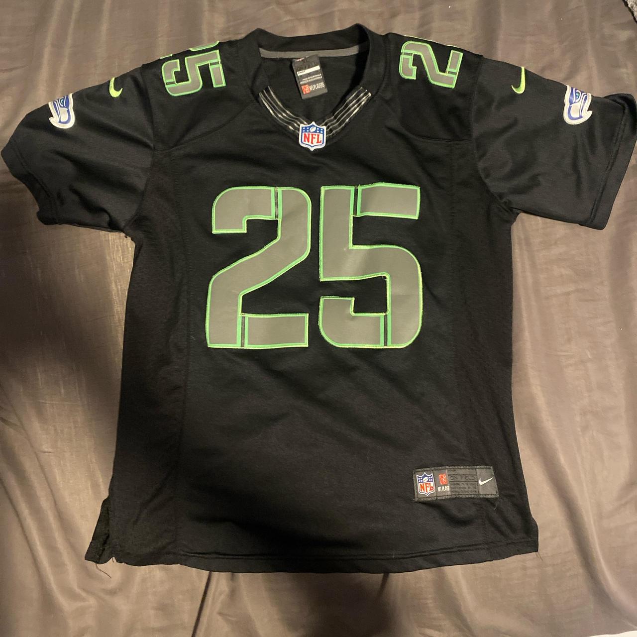 richard sherman black seahawks jersey kids. Depop