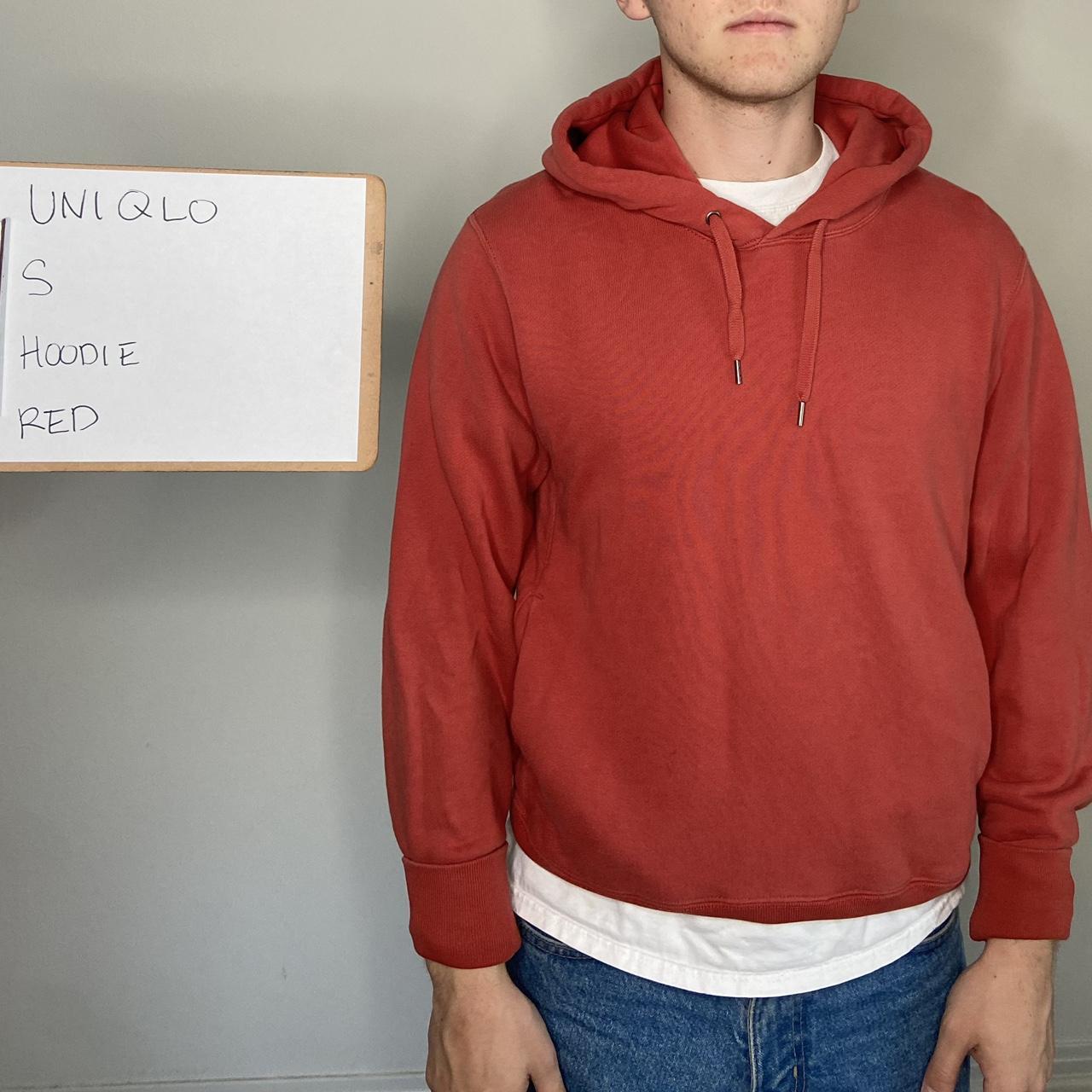 Uniqlo red hoodie sale