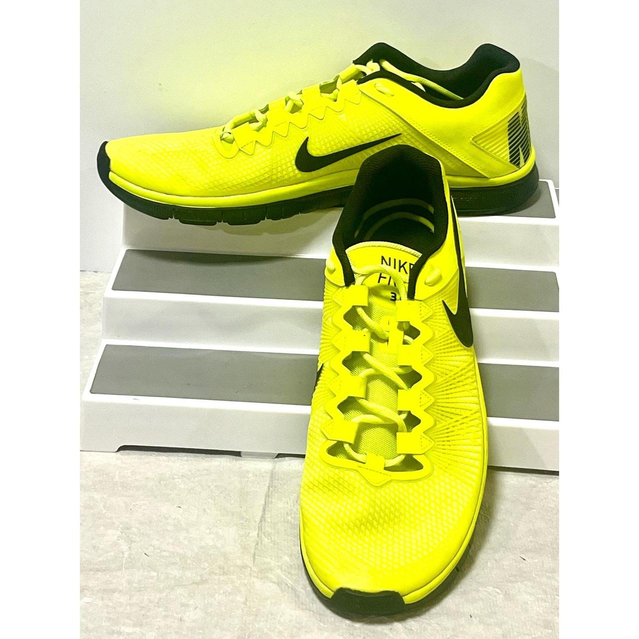 Neon yellow nike trainers best sale