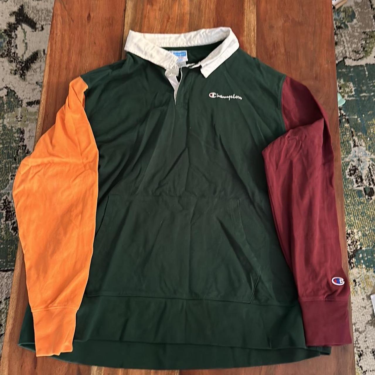 Champion Colorblock Rugby kangaroo pocket LS 2X