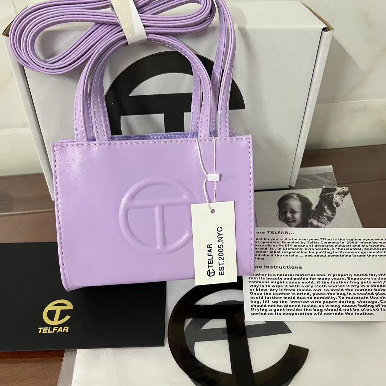 Telfar shops lavender small bag