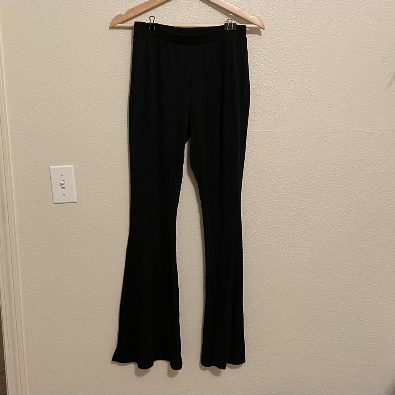 Sky and sparrow black flare leggings/pants size... - Depop