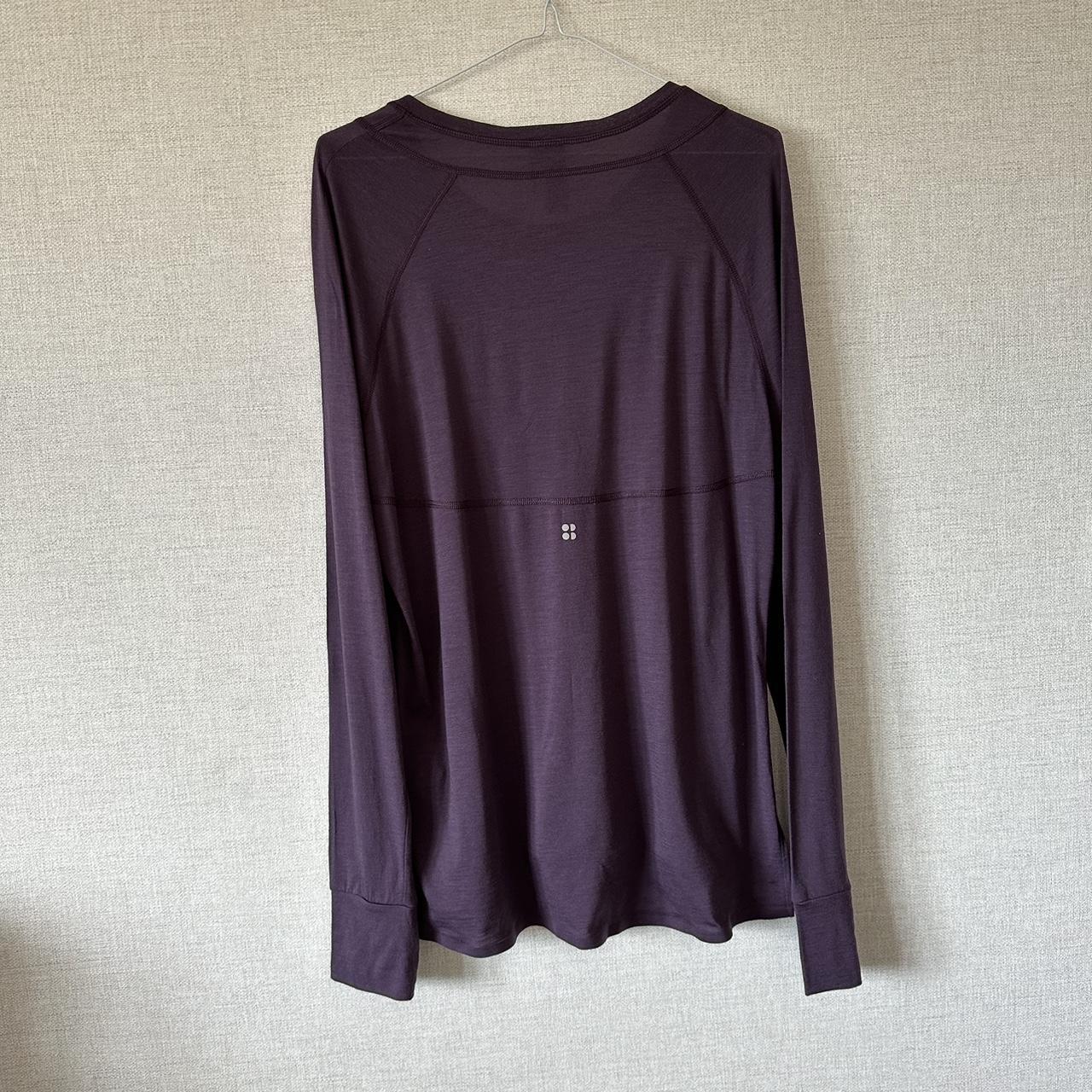 Purple Sweaty Betty Top🤩 - Hardly worn - Has thumb... - Depop