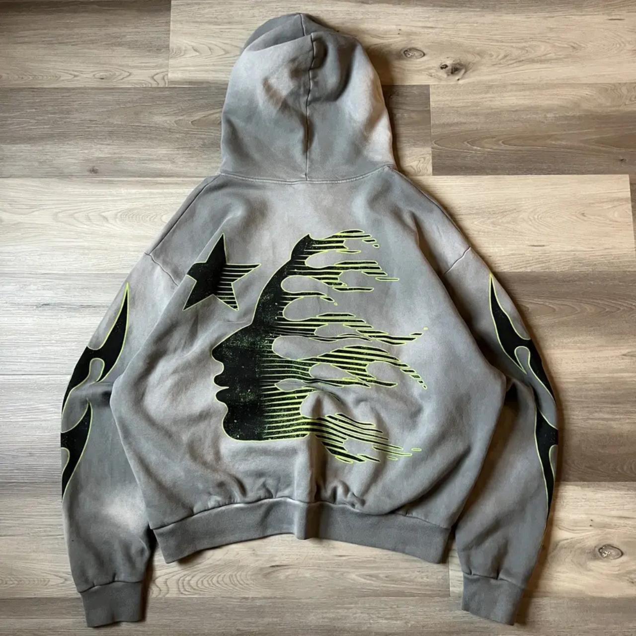 Hellstar Sport Logo Hoodie Faded Grey fits good, | Depop Hellstar Sport Logo Hoodie Faded Grey fits good, | Depop