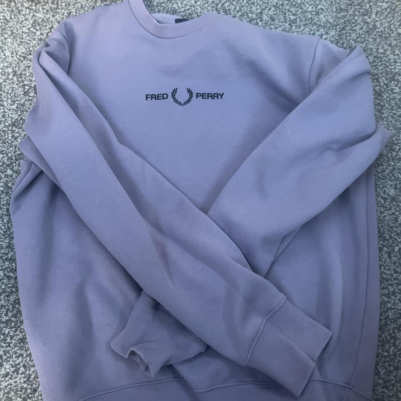 Fred Perry purple jumper Depop