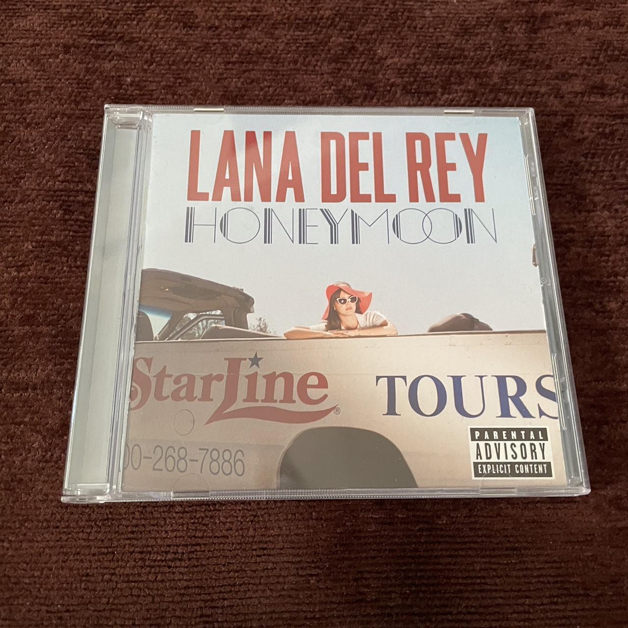 Lana del rey honeymoon cd white and red music Depop