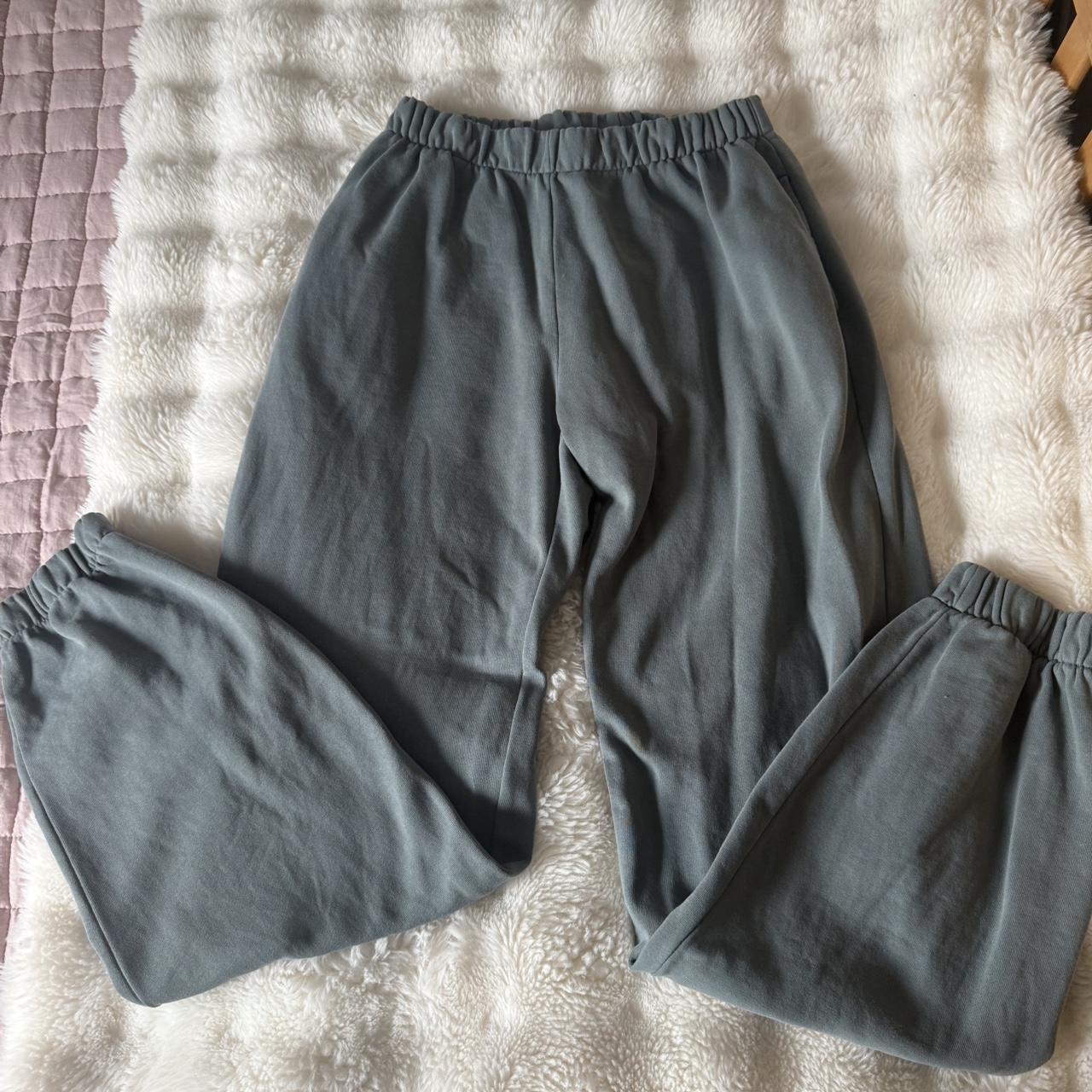 Brandy Melville Women's Sweatpants Blue/Green One size – Super