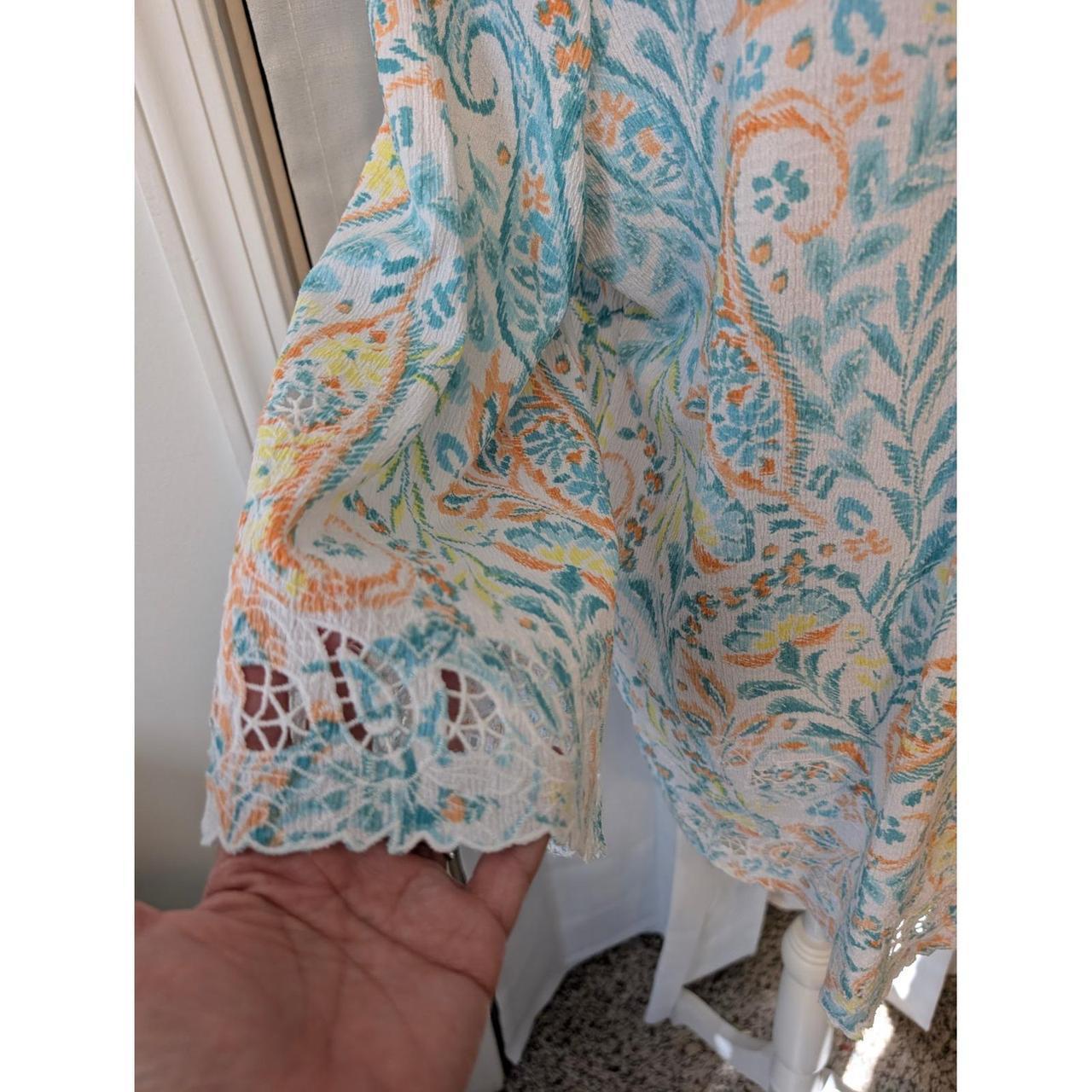 Ruby Rd. Women's Blouse - Blue/Multi - L – Ruby R… - image 6