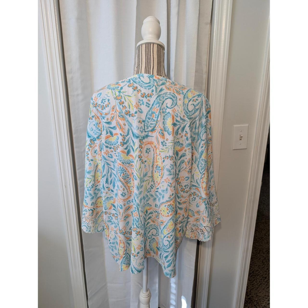 Ruby Rd. Women's Blouse - Blue/Multi - L – Ruby R… - image 8