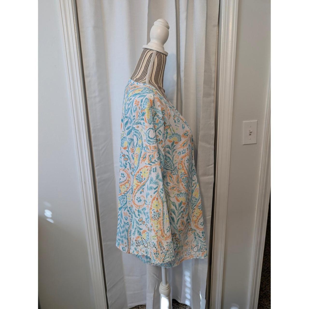 Ruby Rd. Women's Blouse - Blue/Multi - L – Ruby R… - image 7