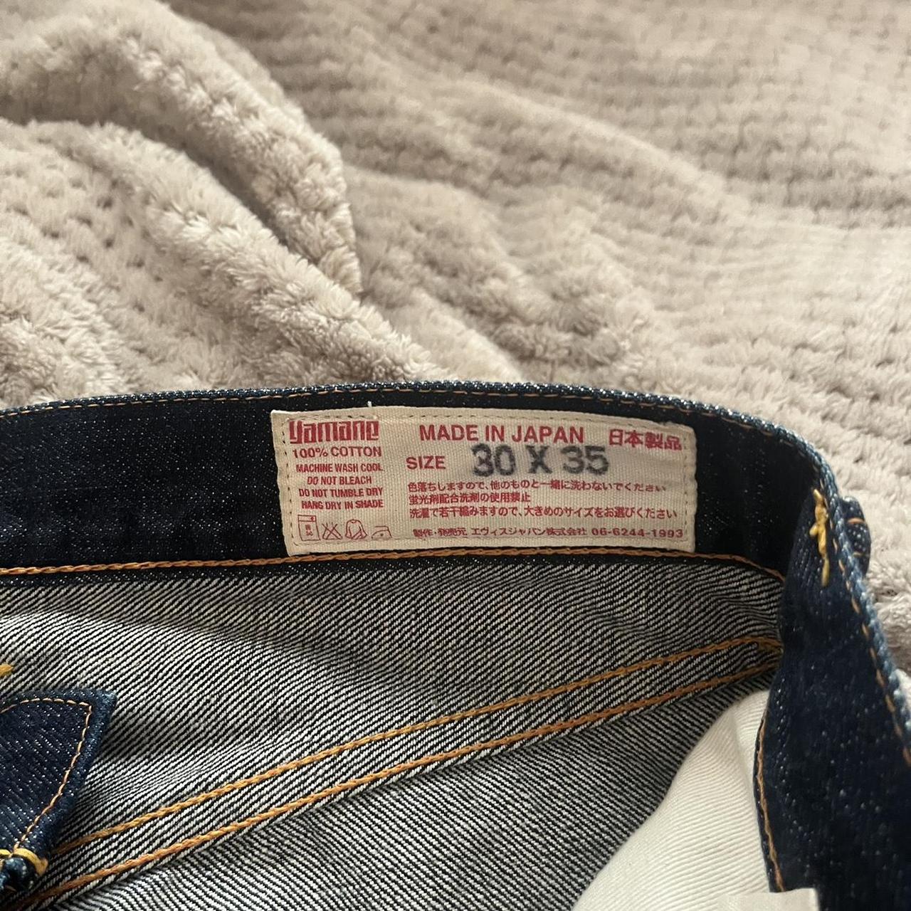 Vintage Evisu Pink Daicock Denim Jeans 30 X 35 - Depop