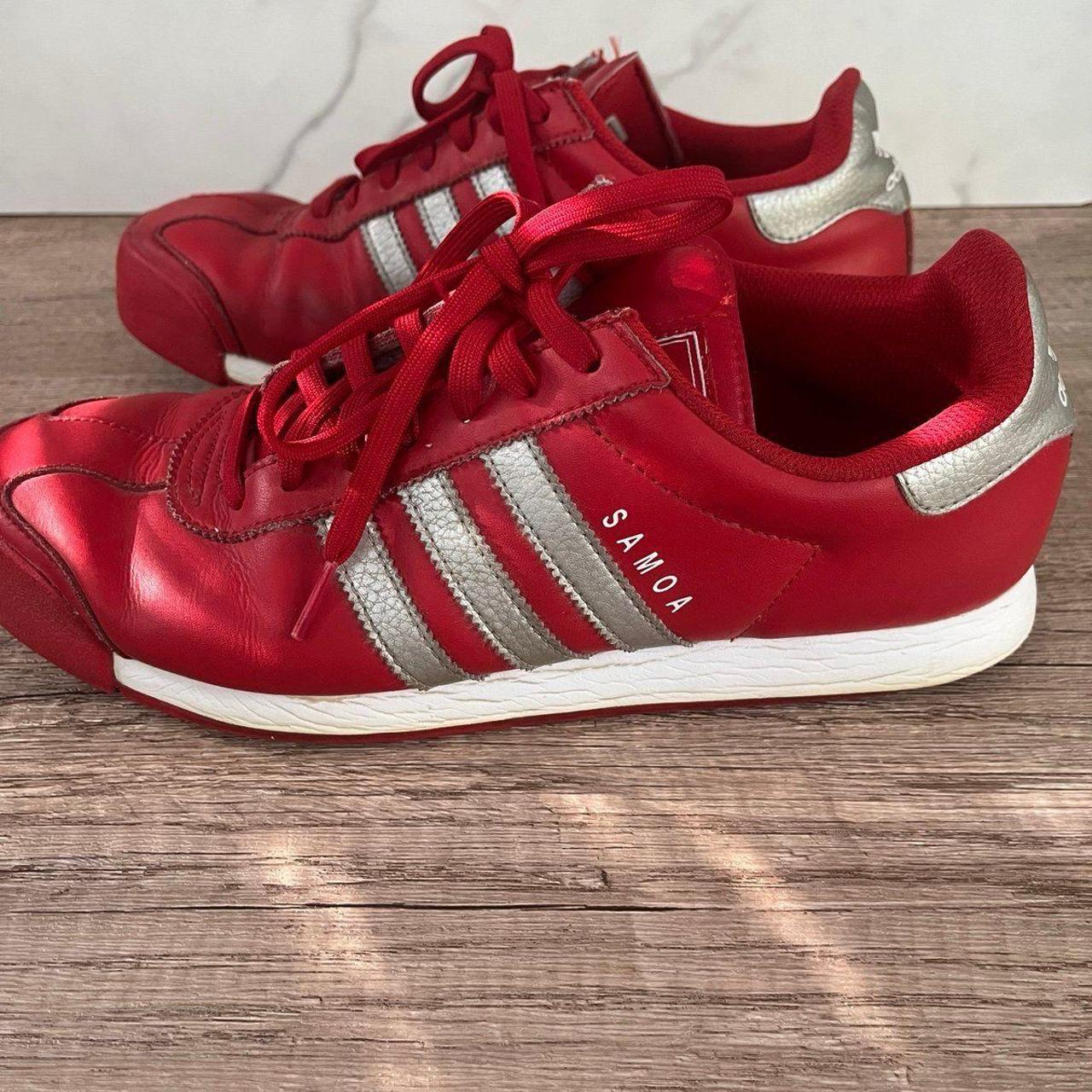 Adidas samoa red on sale