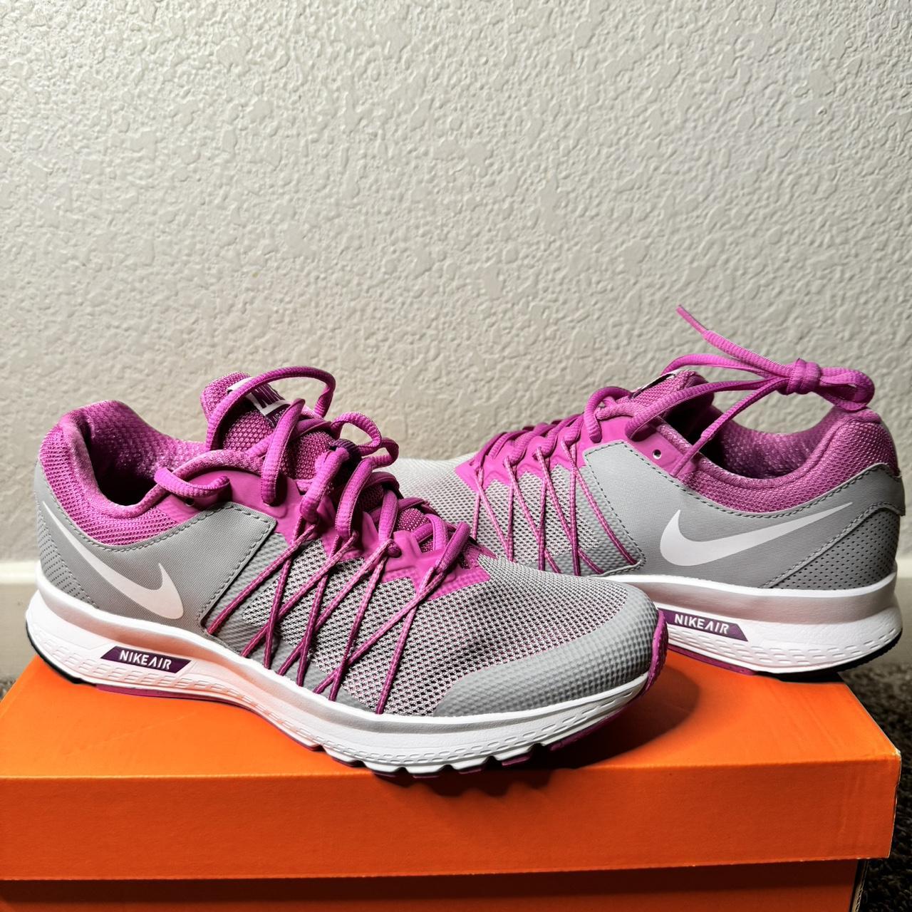 Nike Air Zoom Super Rep grey and pink trainers