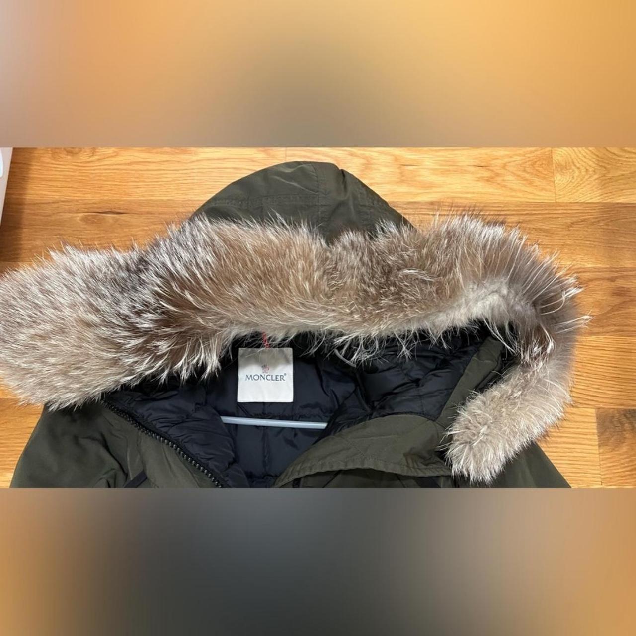 MONCLER AREDHEL FOX FUR HOOD PARKA DOWN FILLED. Depop