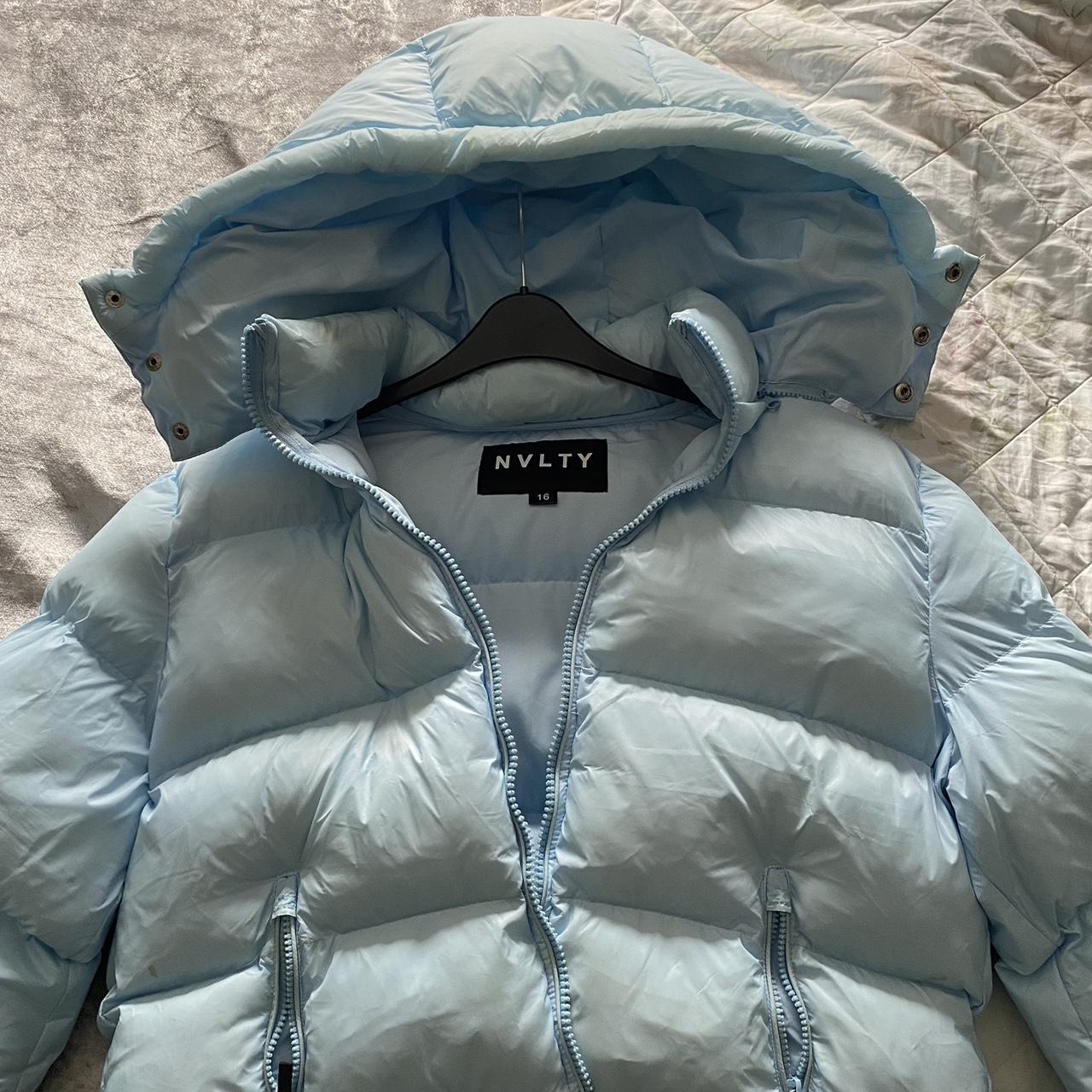 Nvlty Powder Blue Bubble Coat Baby Blue NVLTY Puffer Jacket, True
