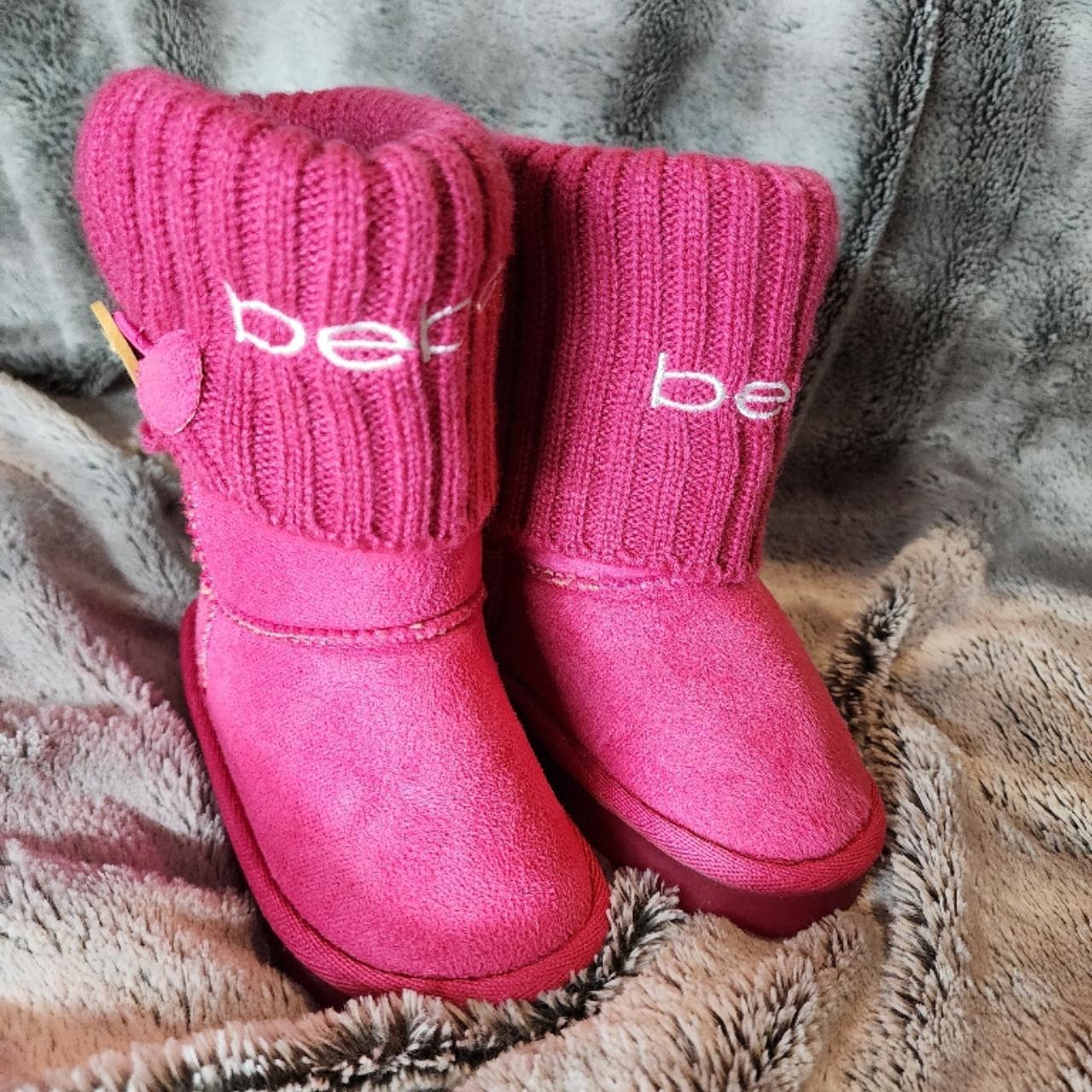 BeBe Girls Toddler light up boots size 8 Great. Depop