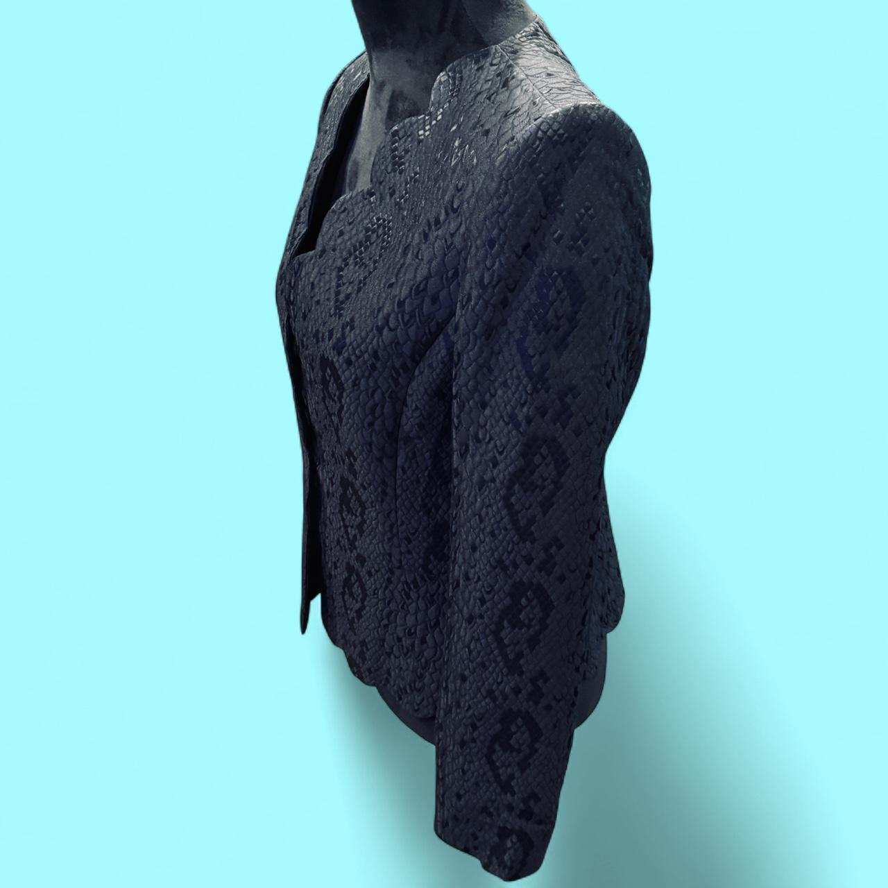 Albert Nipon Women's Blazer Jacket - Black - M – … - image 4