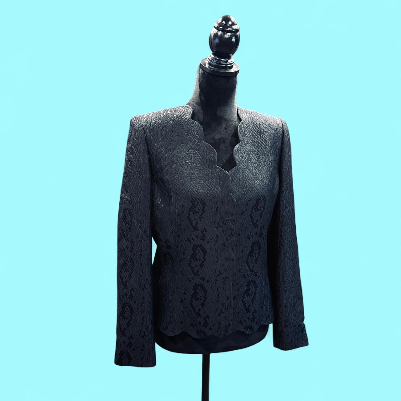 Albert Nipon Women's Blazer Jacket - Black - M – … - image 3